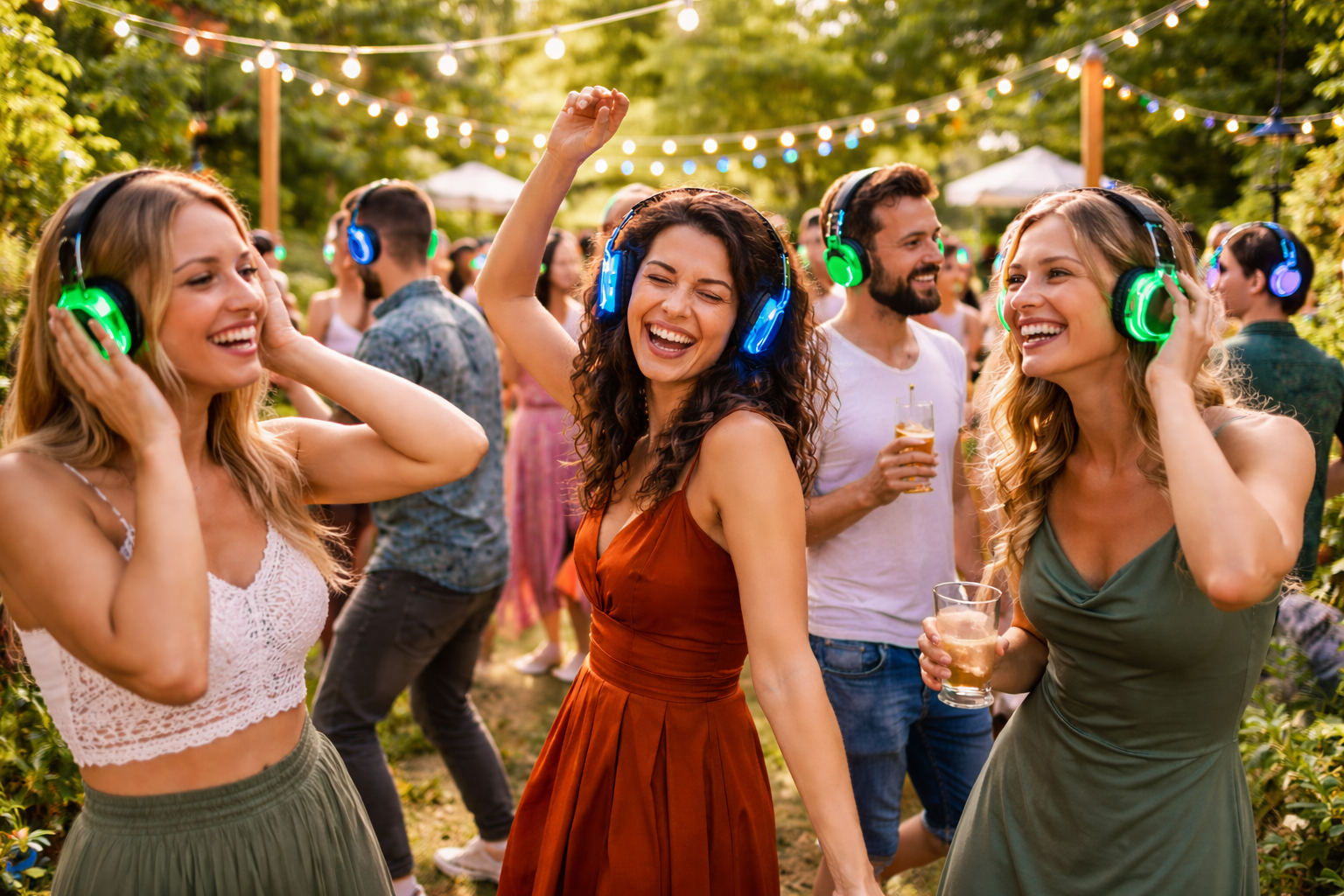 Silent Disco Outdoor Event – Stimmung und Tanz